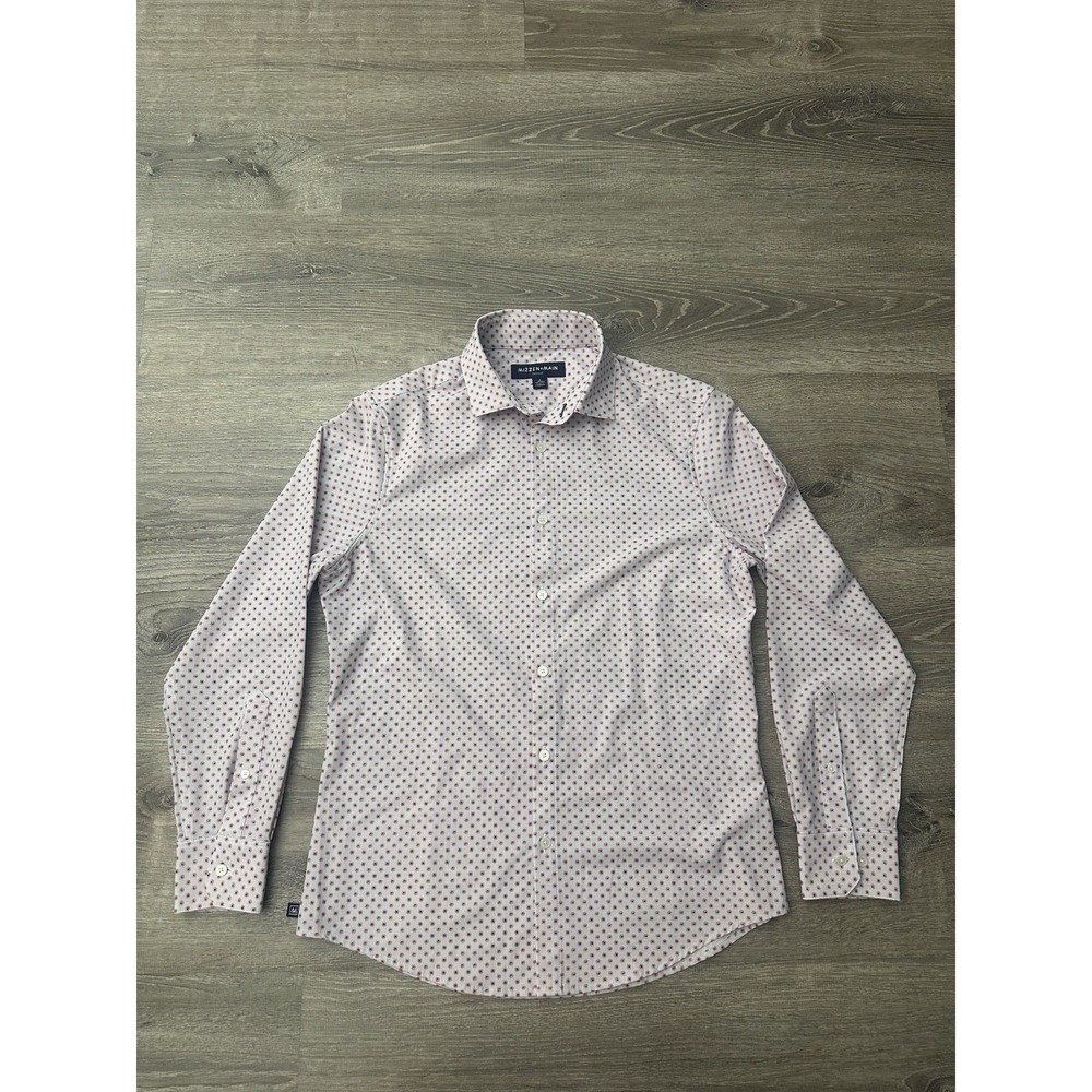 Mens Mizzen Main Leeward Shirt Long Sleeve Button Up Performance Floral Pink